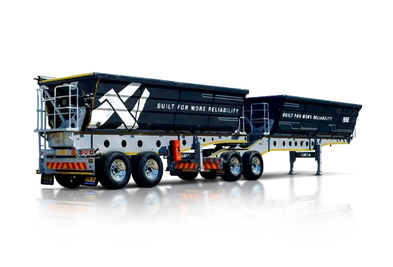 Afrit Side Tipper - 18m3 TA/TA Axle Interlink - 2025